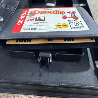Disney's Pinocchio (Sega Genesis, 1995) Complete In Box W/ MINTY Manual & Cart!