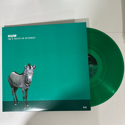 Limited 180 gram Clear Green 2 x LP Vinyl Hum You'd Prefer An Astronaut New