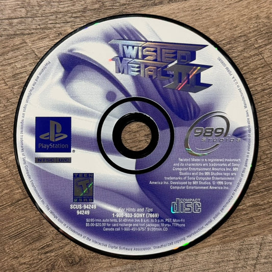 Twisted Metal III (Sony Playstation, PS1)