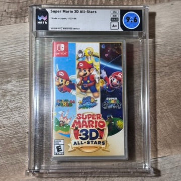 Super Mario 3D All-Stars (Nintendo Switch, 2020) Graded WATA 9.6 A+ SEALED!