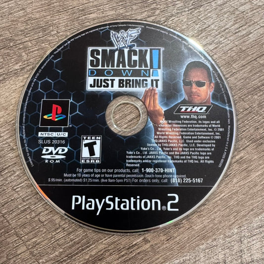 Smackdown! Just Bring It (Sony Playstation 2, PS2)