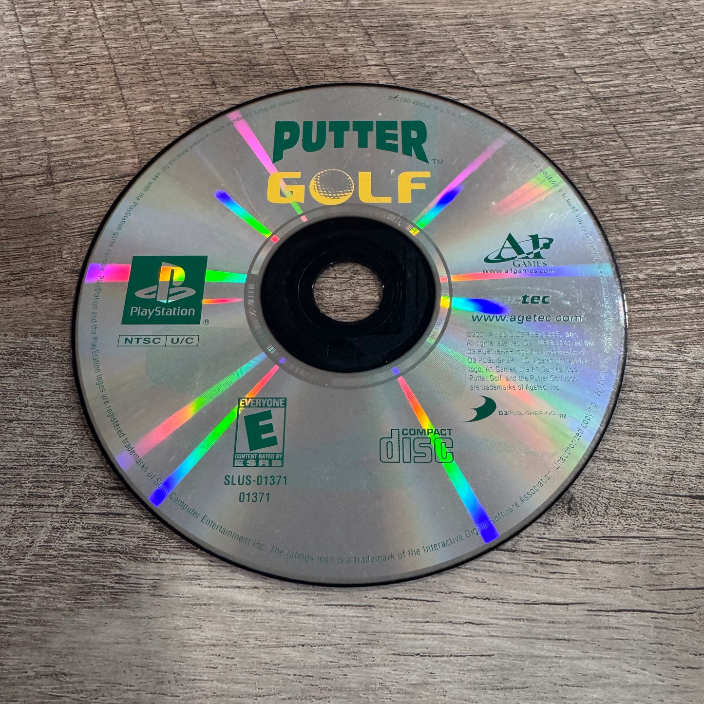 Putter Golf (Sony Playstation, PS1)
