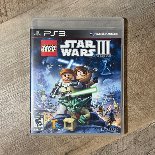 Lego Star Wars III: The Clone Wars (Sony Playstation 3, PS3)