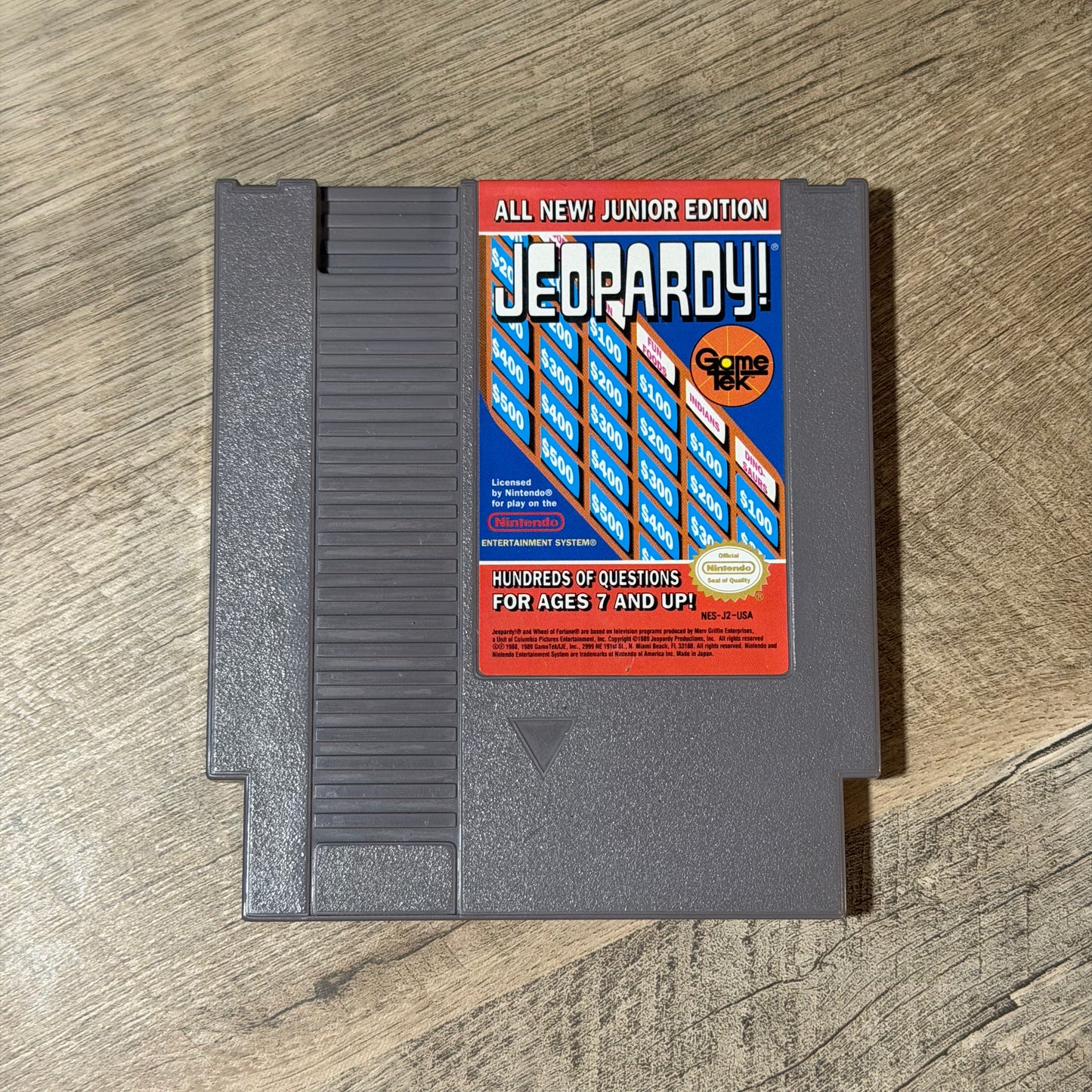 Jeopardy Junior Edition (Nintendo Entertainment System, NES)