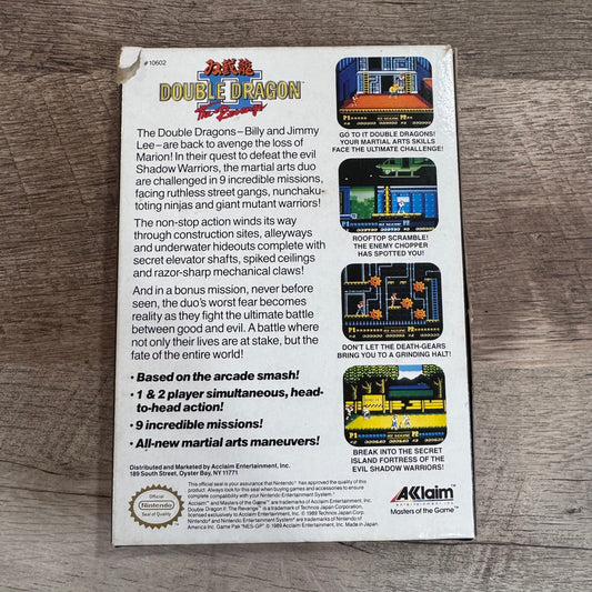 Double Dragon II: The Revenge (Nintendo Entertainment System, NES)