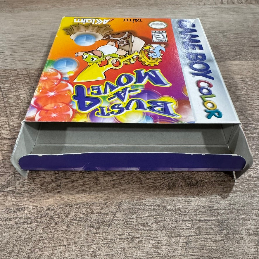 Bust-A-Move 4 (Nintendo Game Boy Color, GBC 1998) CIB W/ Manual & Nice Copy!