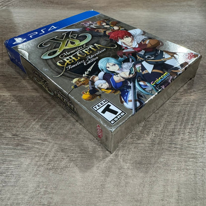 Ys Memories Of Celceta Timeless Adventurer Edition (Sony PS4, 2020) CIB & Clean!