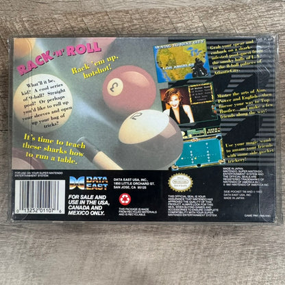Side Pocket (Super Nintendo, SNES 1994) Complete W/ Beautiful Box & Poster!