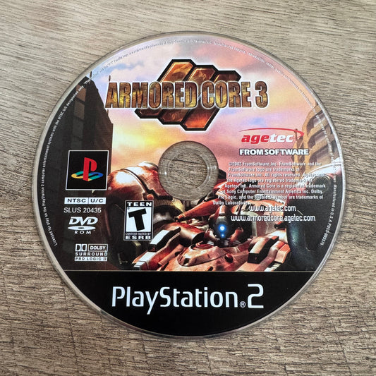 Armored Core 3 (Sony Playstation 2, PS2)