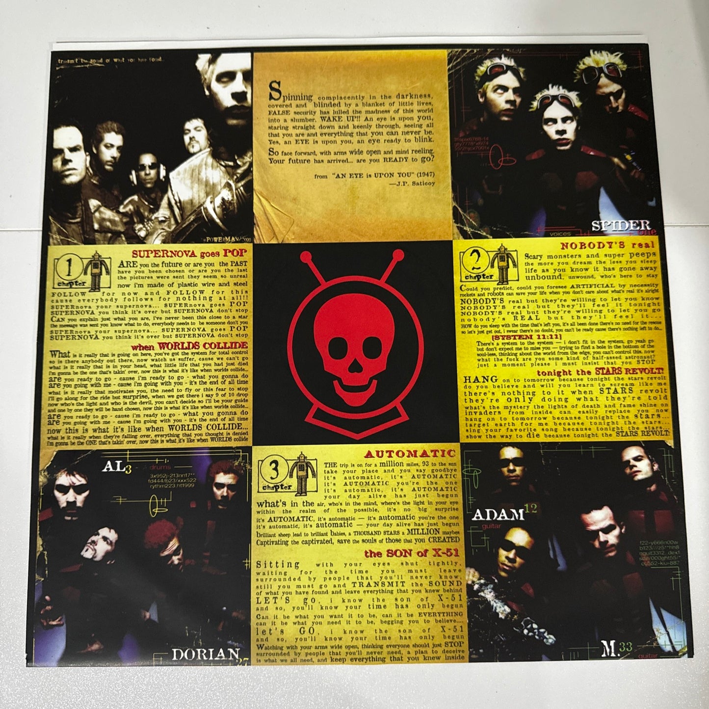 Tonight the Stars Revolt - Powerman 5000 (LP, 2022) LIMITED COKE BOTTLE/YELLOW