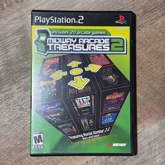 Midway Arcade Treasures (Sony Playstation 2, PS2)