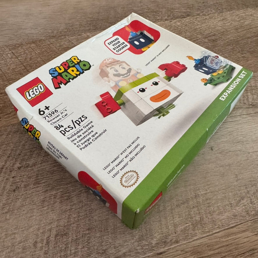Lego Super Mario 71396 Bowser JR.'S Clown Car - Damaged Box - Factory Sealed