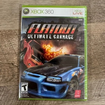 FlatOut: Ultimate Carnage (Xbox 360, 2007) Brand New & Factory Sealed! CLEAN!