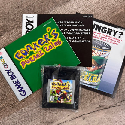 Conker's Pocket Tales (Nintendo GameBoy Color, GBC)