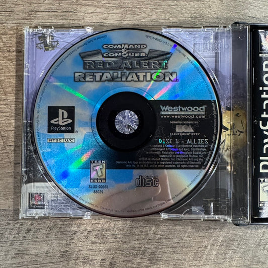 Command & Conquer: Red Alert Retaliation (Sony PlayStation, PS1 1998) Complete!
