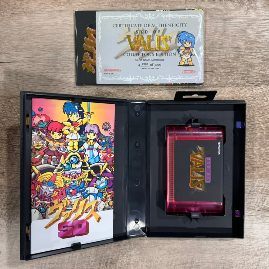Valis Collection Collectors Edition (Sega Genesis, Retro-Bit Prod.) CIB & MINTY!