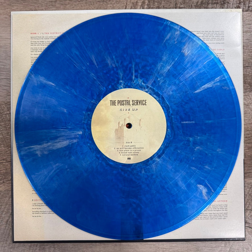The Postal Service - Give Up LP (20th Anniversary Blue/Metallic Silver Vinyl)