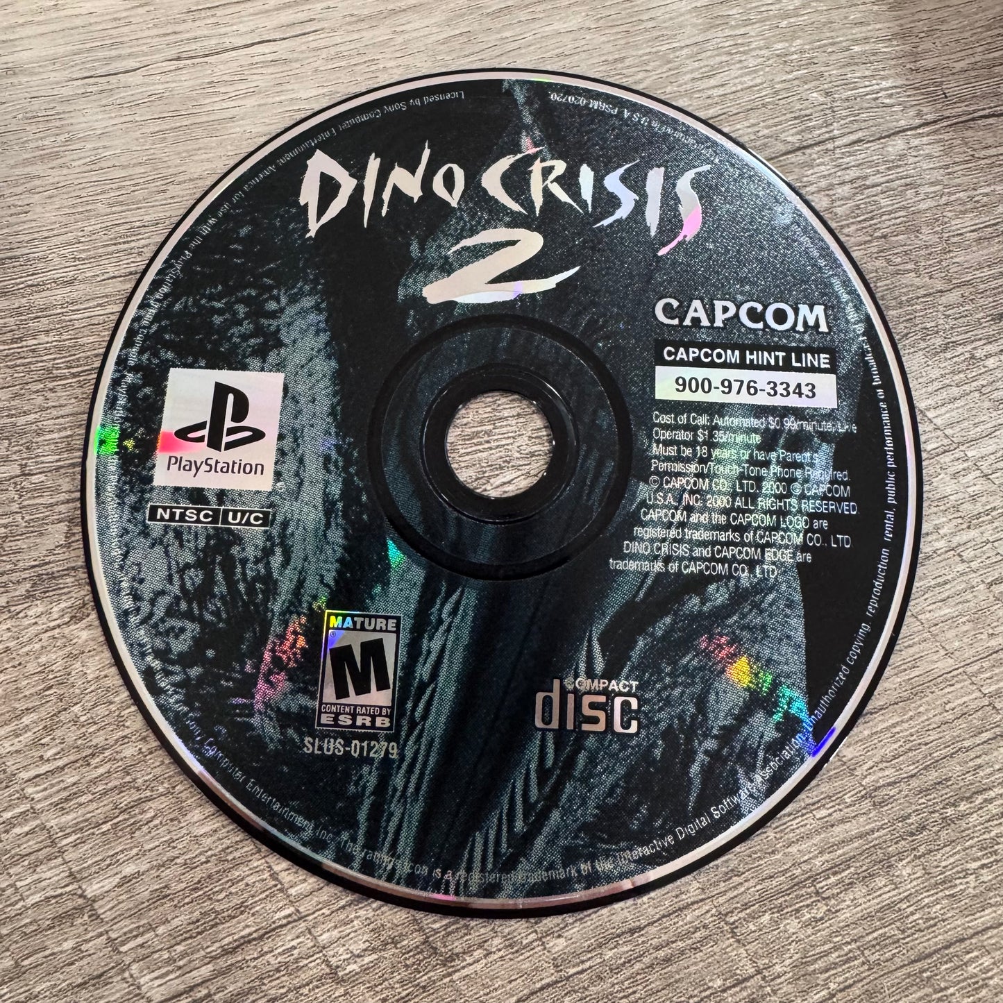 Dino Crisis 2 (Sony Playstation, PS1)