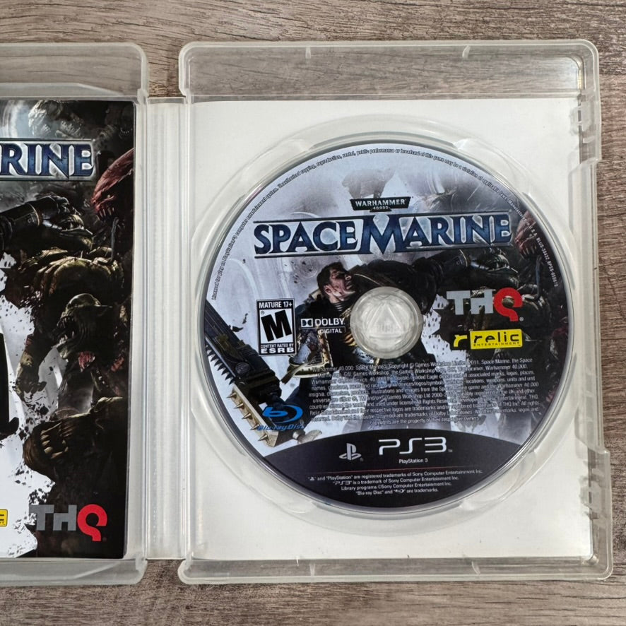 Warhammer 40,000: Space Marine (Sony PlayStation 3, PS3 2011) CIB & Near MINT!
