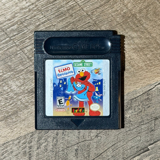 The Adventures of Elmo In Grouchland (Nintendo GameBoy Color, GBC)