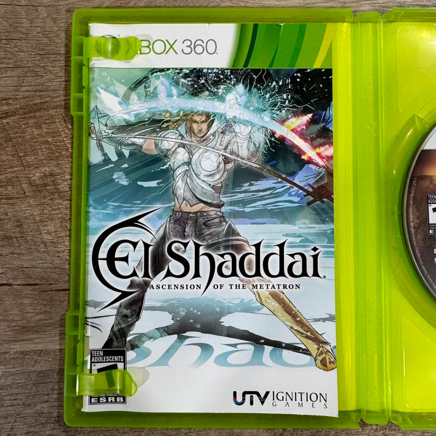 El Shaddai: Ascension of The Metatron (Microsoft Xbox 360, 2011) CIB W/Mint Disc