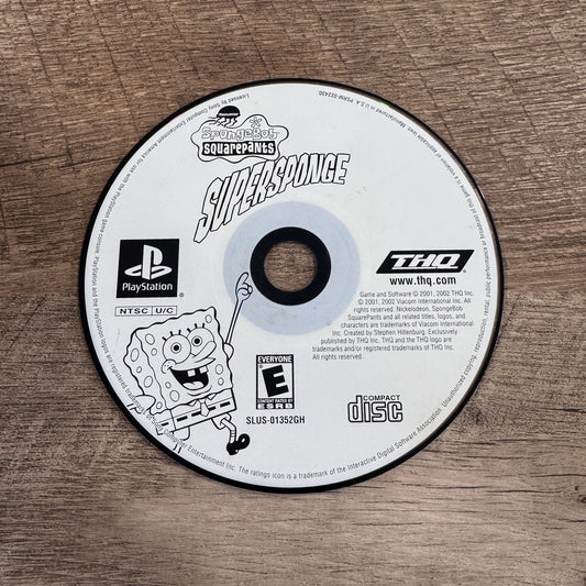 Spongebob Squarepants SuperSponge (Sony Playstation, PS1)