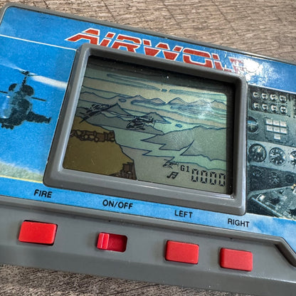 AirWolf Handheld Video Game (Akklaim, 1988) Tested & Working Great!
