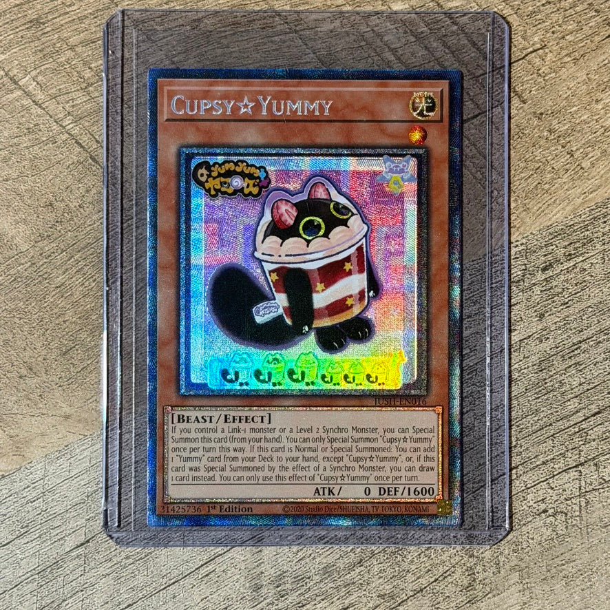 Cupsy Yummy (JUSH-EN016, Yugioh! TCG)