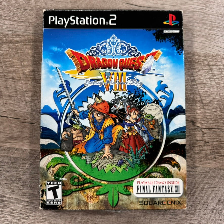 Dragon Quest VIII Cursed King (Sony PlayStation 2, 2006) CIB & Very Clean!