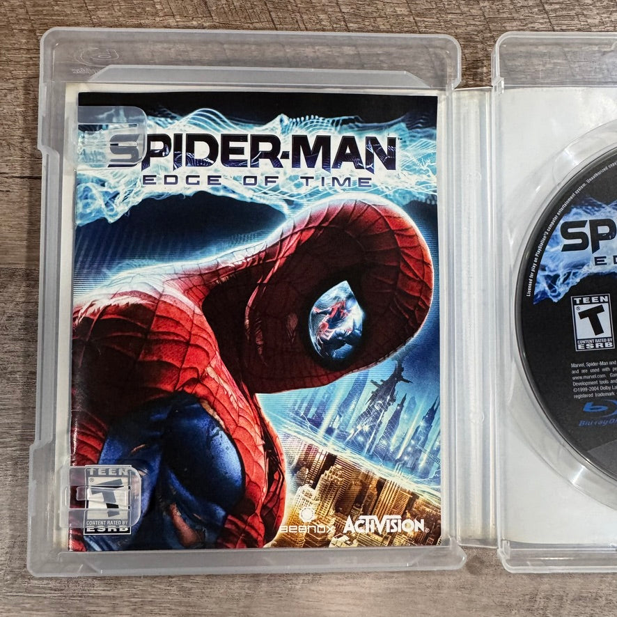 Spider-Man: Edge of Time (Sony PlayStation 3, PS3 2011) Clean Case W/ MINT DISC!