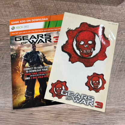 Gears of War 3 Limited Edition (Microsoft Xbox 360, 2011) Near Complete & CLEAN!