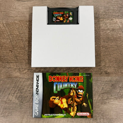 Donkey Kong Country (Game Boy Advance, GBA 2003) CIB W/ Manuals & Clean!
