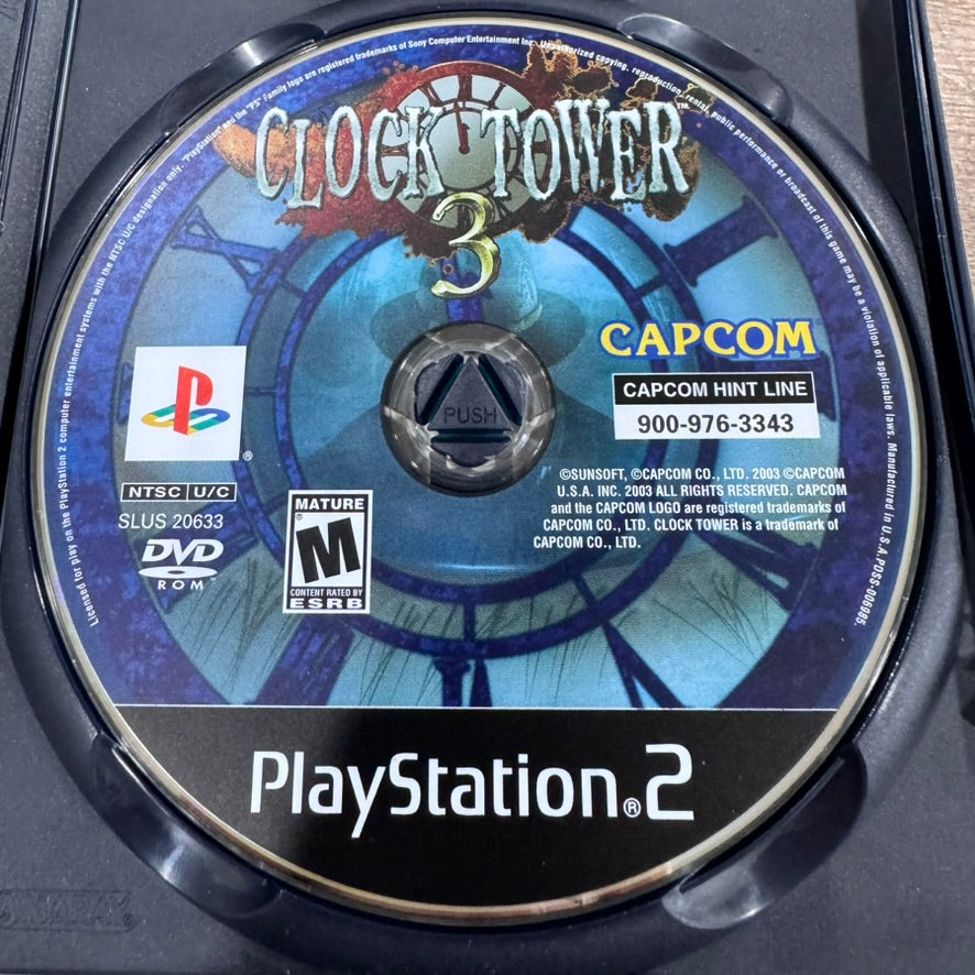 Clock Tower 3 (PlayStation PS2) CIB Complete W/ Manual & Near Mint Condition!