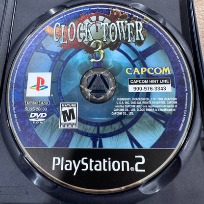 Clock Tower 3 (PlayStation PS2) CIB Complete W/ Manual & Near Mint Condition!