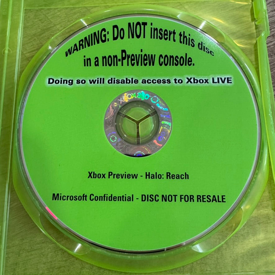 Halo: Reach PREVIEW DISC (Microsoft Xbox 360)