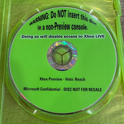 Halo: Reach PREVIEW DISC (Microsoft Xbox 360)