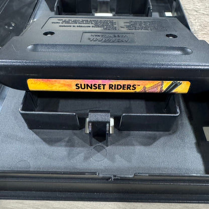 Sunset Riders (Sega Genesis, 1992) CLEAN & Complete W/ Manual, Art & Game Cart!