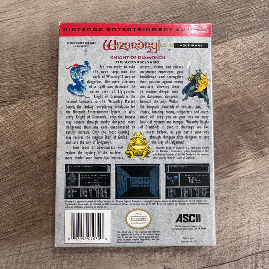 Wizardry: Knights of Diamonds: The Second Scenario (Nintendo Entertainment System, NES)