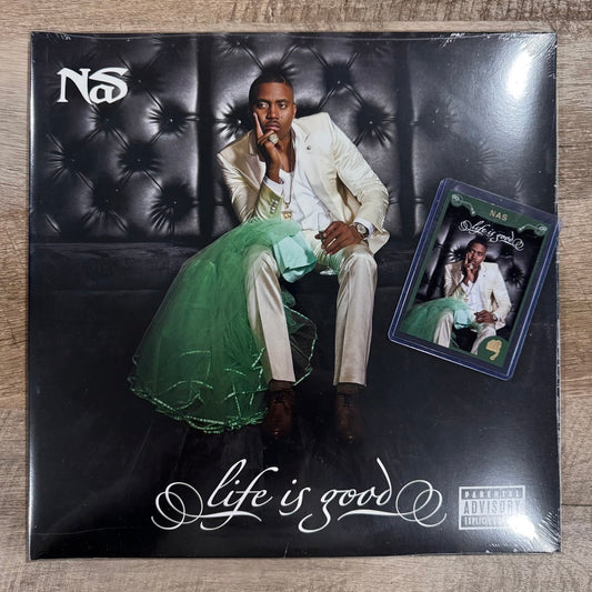 Nas - Life Is Good (Ltd /1000 Coke Bottle Clear Vinyl LP) W/ Card! Brand New!