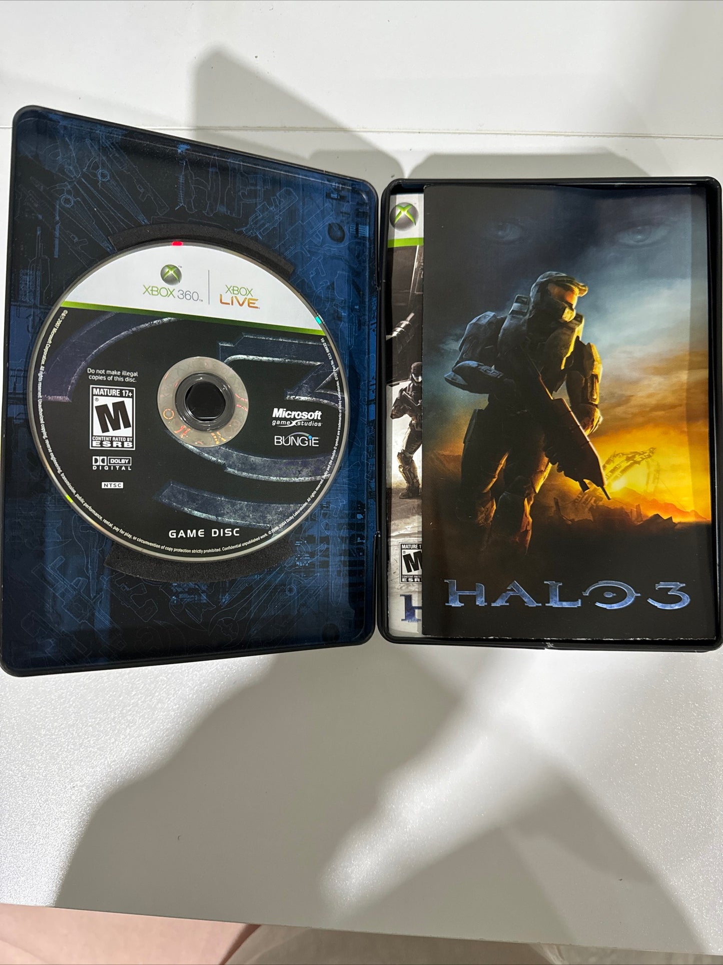 Halo 3 - Limited Edition (Microsoft Xbox 360, 2007) CIB COMPLETE STEELBOOK