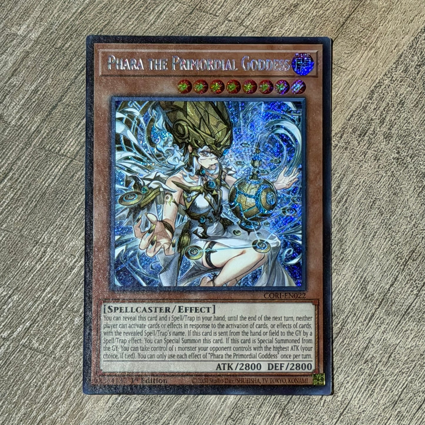 Phara The Primordial Goddess (CORI-EN022, Yugioh! TCG)