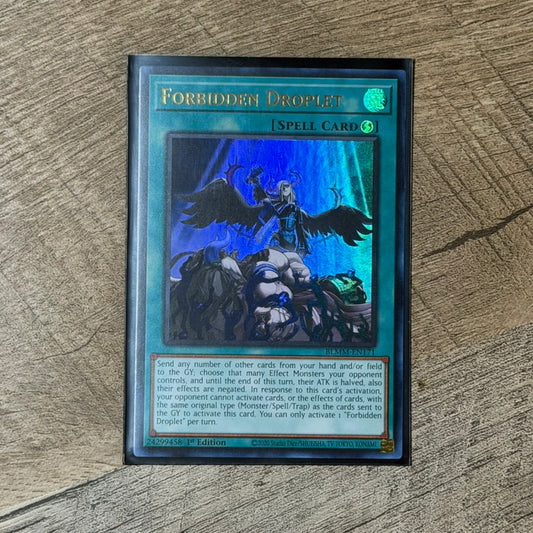 Forbidden Droplet (BLMM-EN171, Yugioh! TCG)