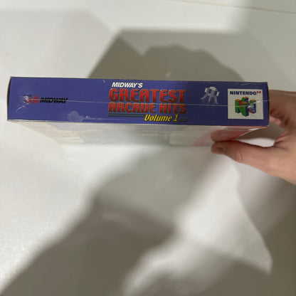Midway's Greatest Arcade Hits: Vol. 1 (Nintendo 64, 2000) NEW FACTORY SEALED