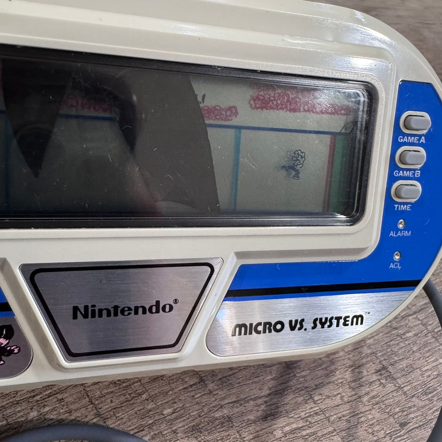 Donkey Kong Hockey HK-303 (Nintendo Micro Vs. System, 1984) Tested/Works !READ!