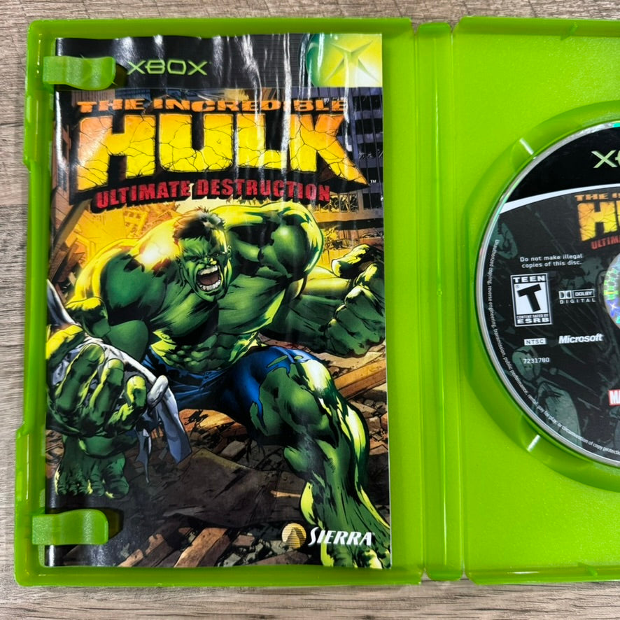 Incredible Hulk: Ultimate Destruction (Microsoft Xbox, 2005) CIB Please Read!