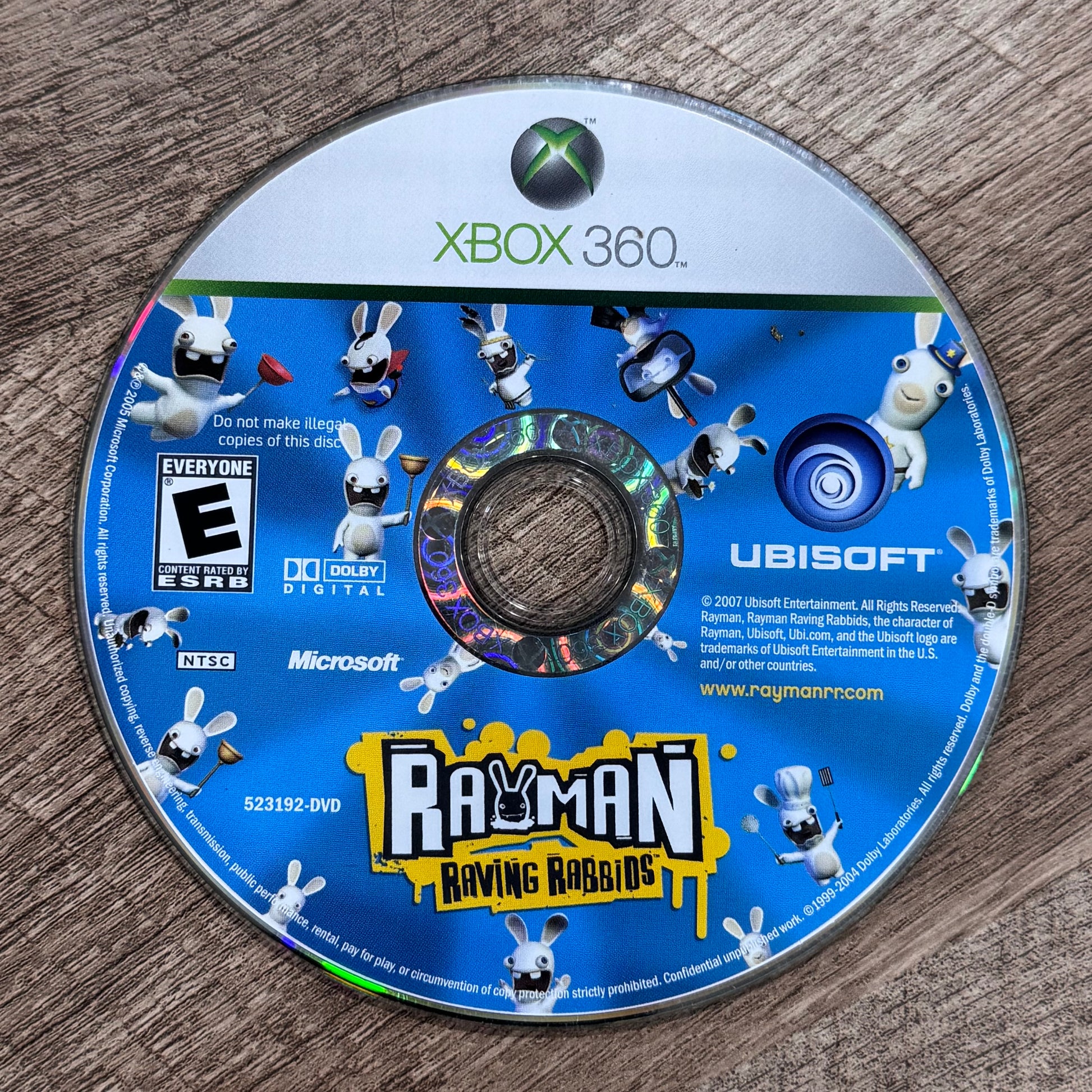 Rayman Raving Rabbids (Microsoft Xbox 360) – Game Source