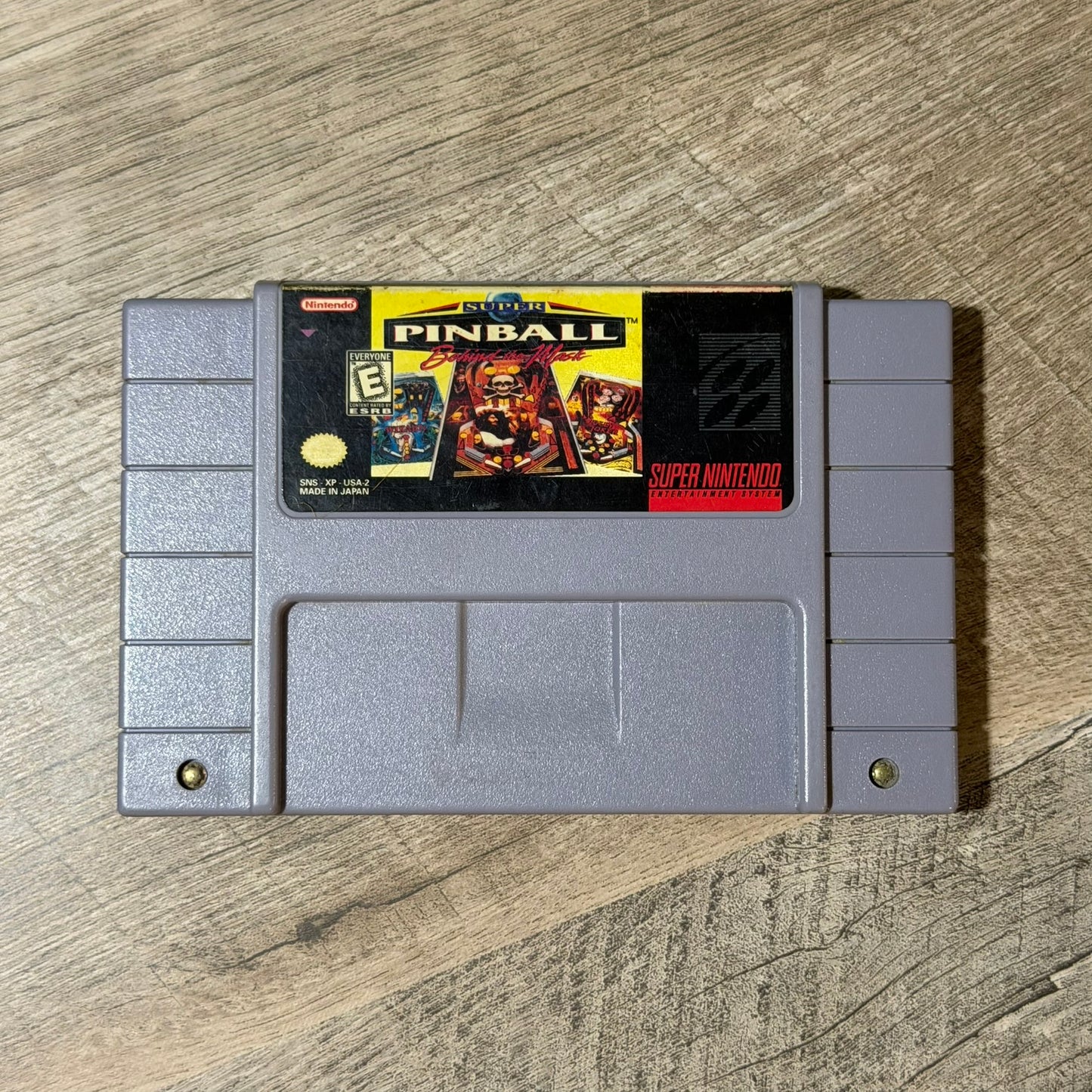 Super Pinball (Super Nintendo, SNES)