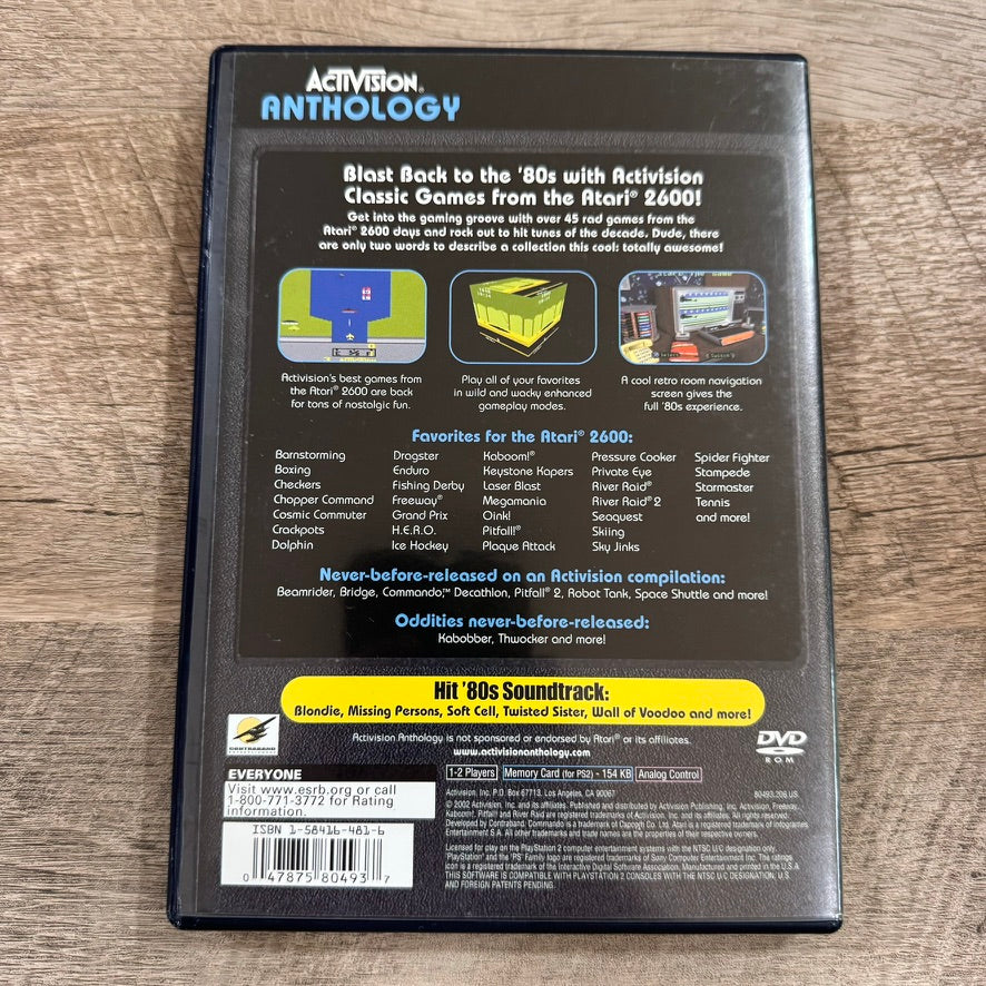 Activision Anthology (Sony PlayStation 2 PS2, 2002) Complete & Clean!🔥