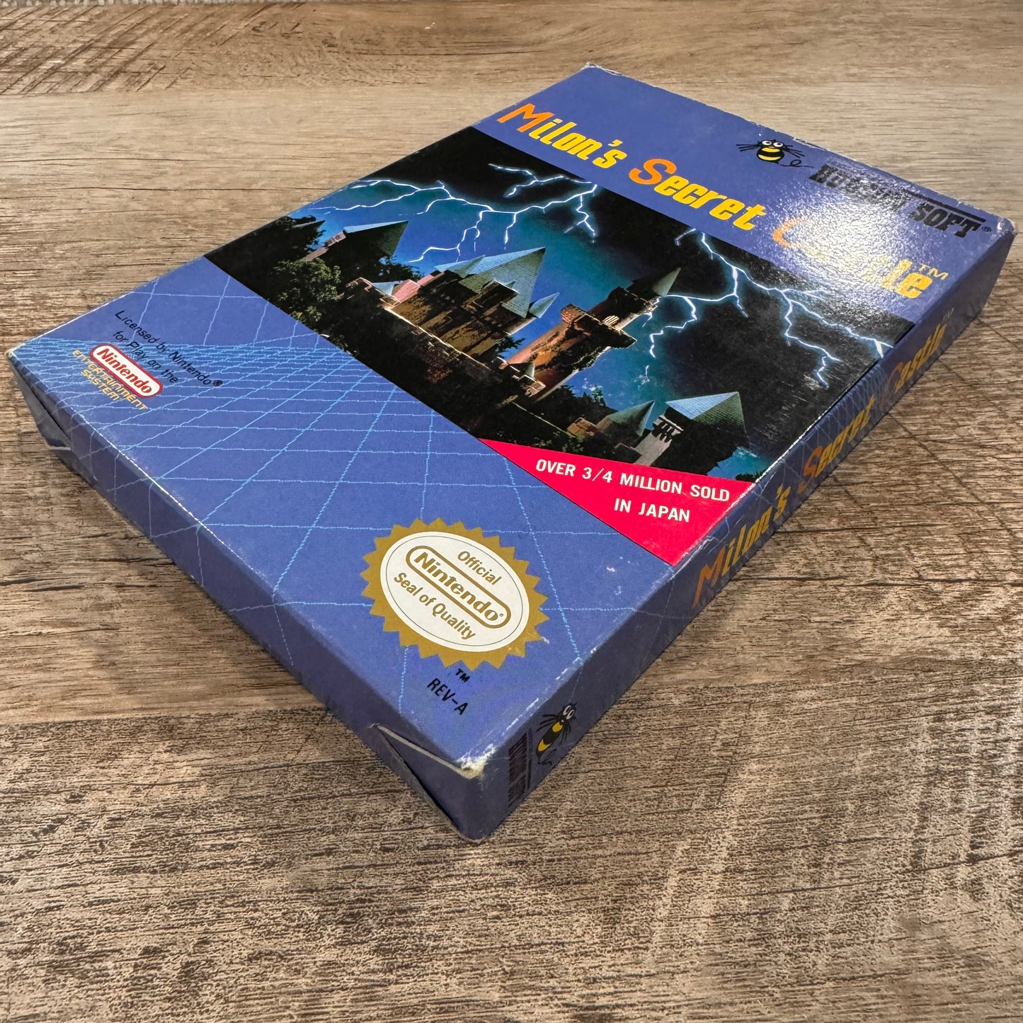 Milon's Secret Castle (Nintendo NES 1987) Authentic Box, Manual & Game🔥Crispy🔥