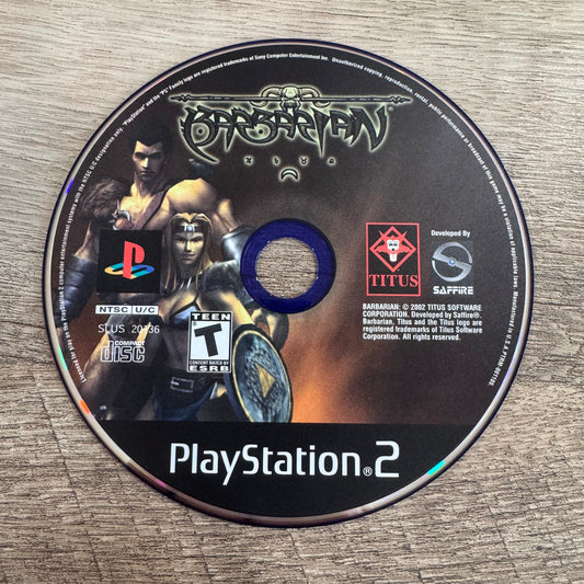 Barbarian (Sony Playstation 2, PS2)